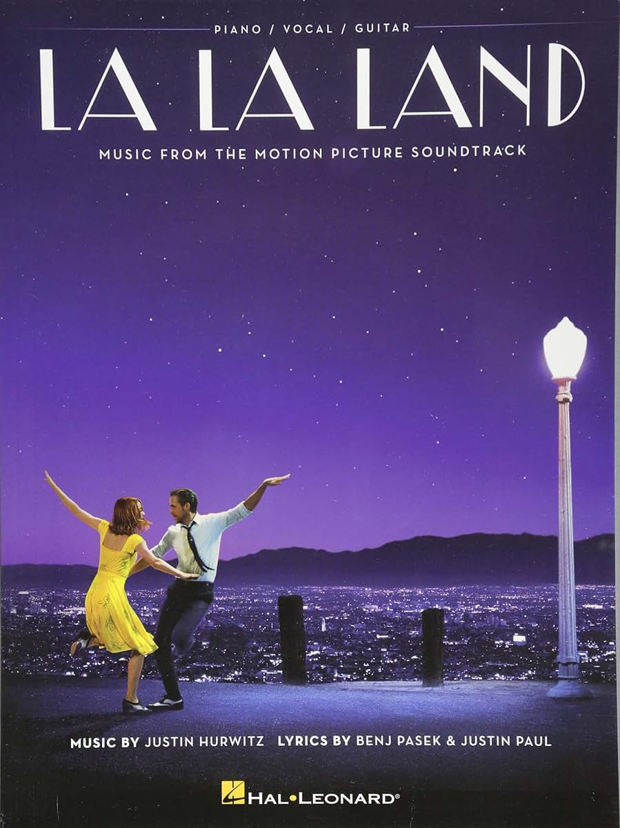 La La Land - Music from the Motion Picture Soundtrack Piano/Vocal/Guitar Songbook Sheet Music Including "City of Stars," "Audition," and "Another Day of Sun"
