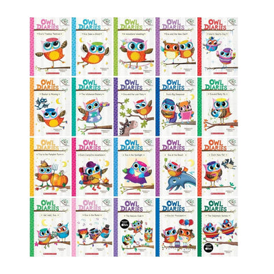 Owl Diaries Series 20 Books Collection Set by Rebecca Elliott