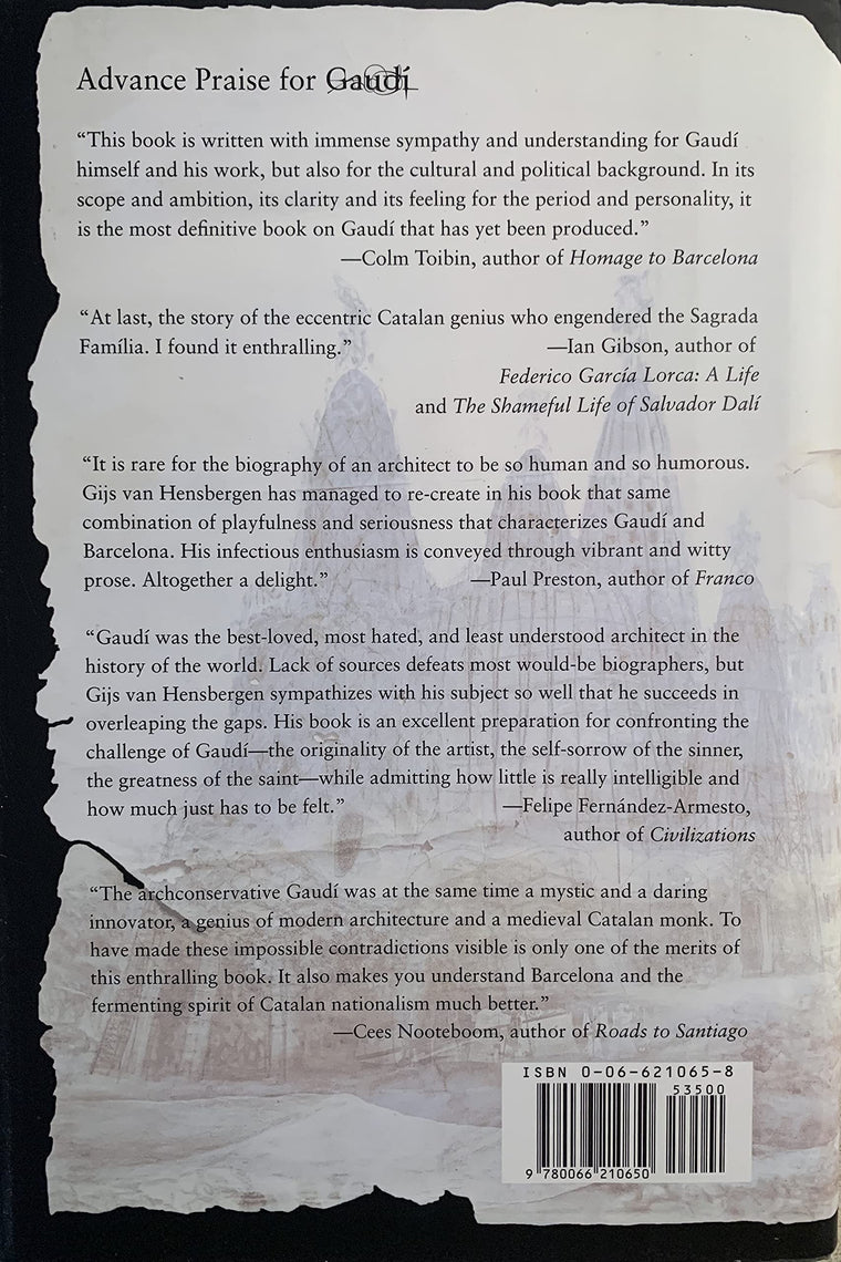 Gaudi: A Biography — back cover