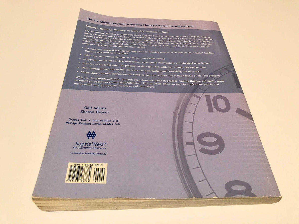Six-Minute Solution Intermediate Level