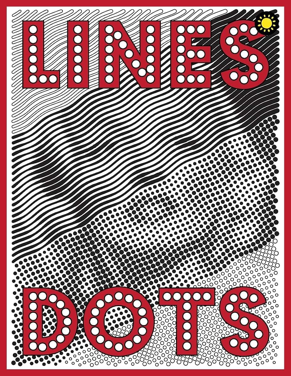 Lines & Dots: New Kind of Coloring with One Color to Use for Adults Relaxation & Stress Relief (One Color Relaxation)