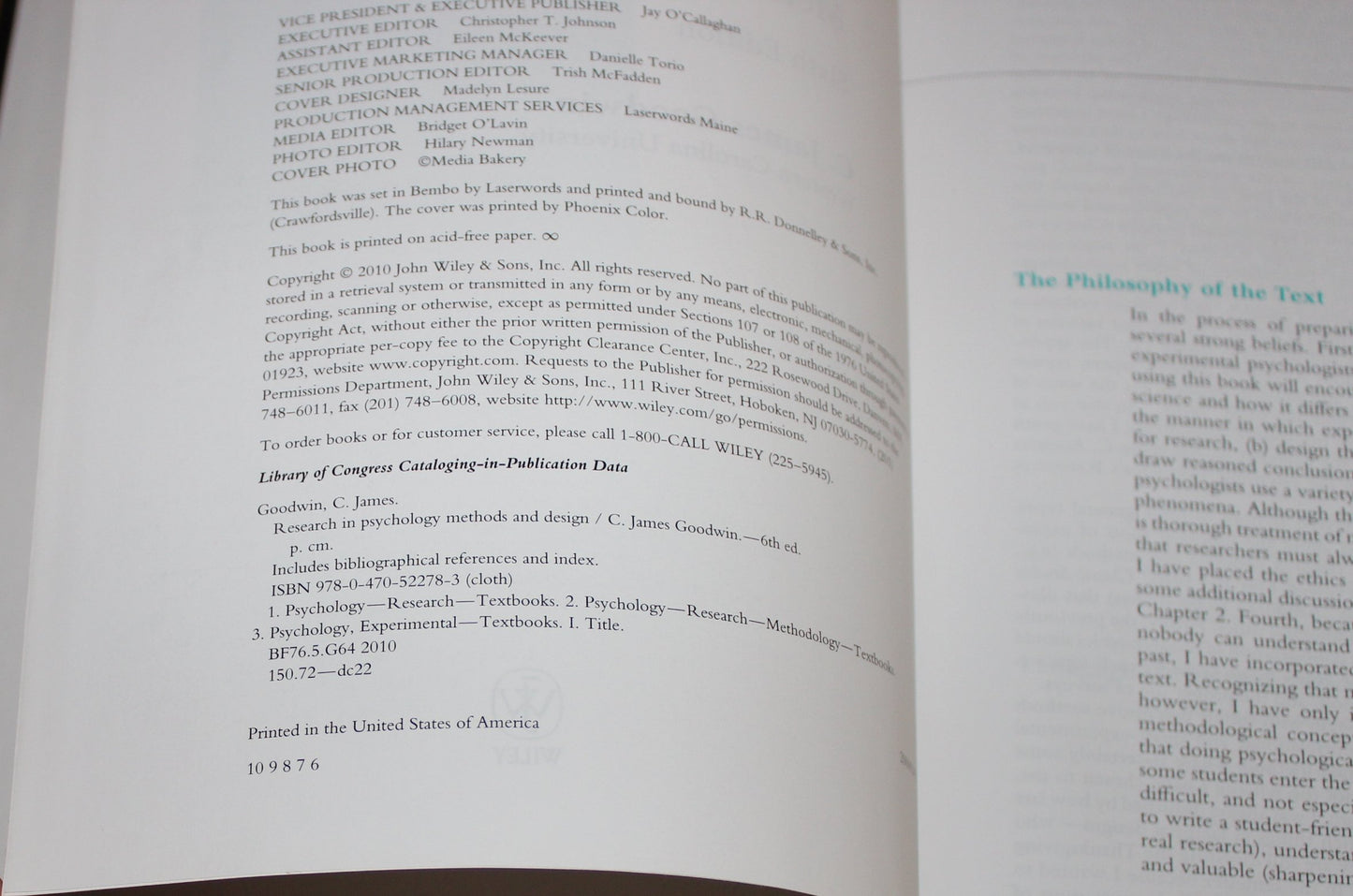 Research In Psychology: Methods and Design