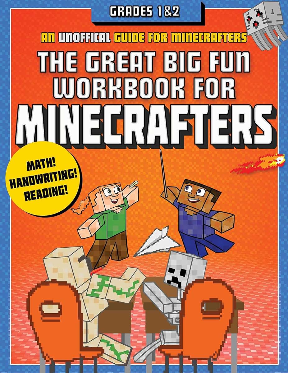 The Great Big Fun Workbook for Minecrafters: Grades 1 & 2: An Unofficial Workbook