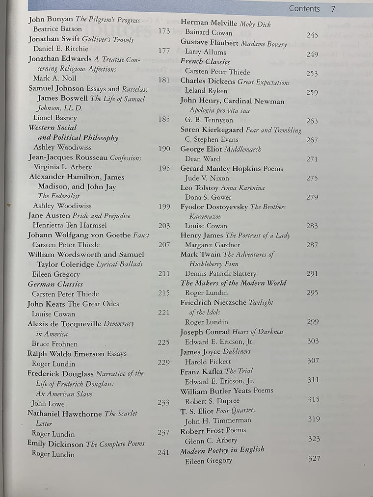 Invitation to the Classics — back cover