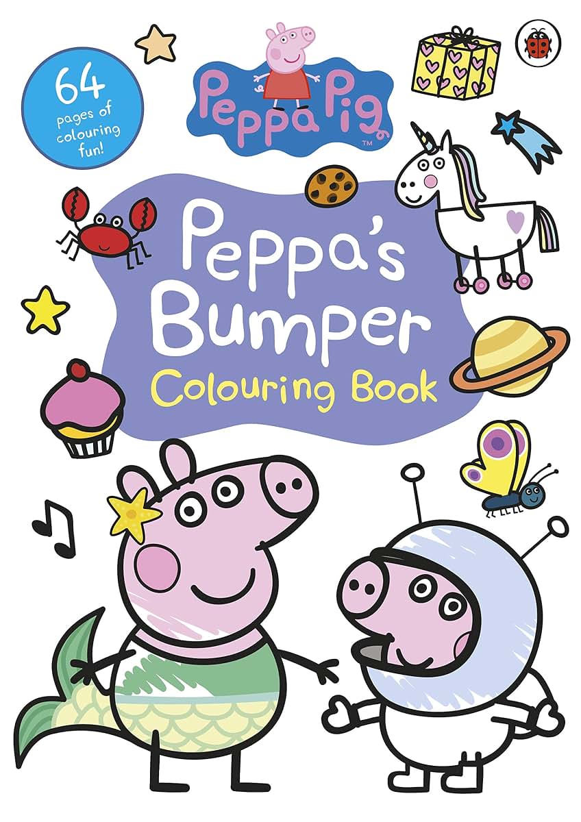 Peppa Pig: Peppa’s Bumper Colouring Book: Official Colouring Book