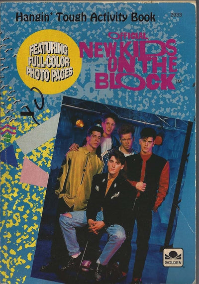 Official New Kids On The Block Hangin' Tough Activity Book