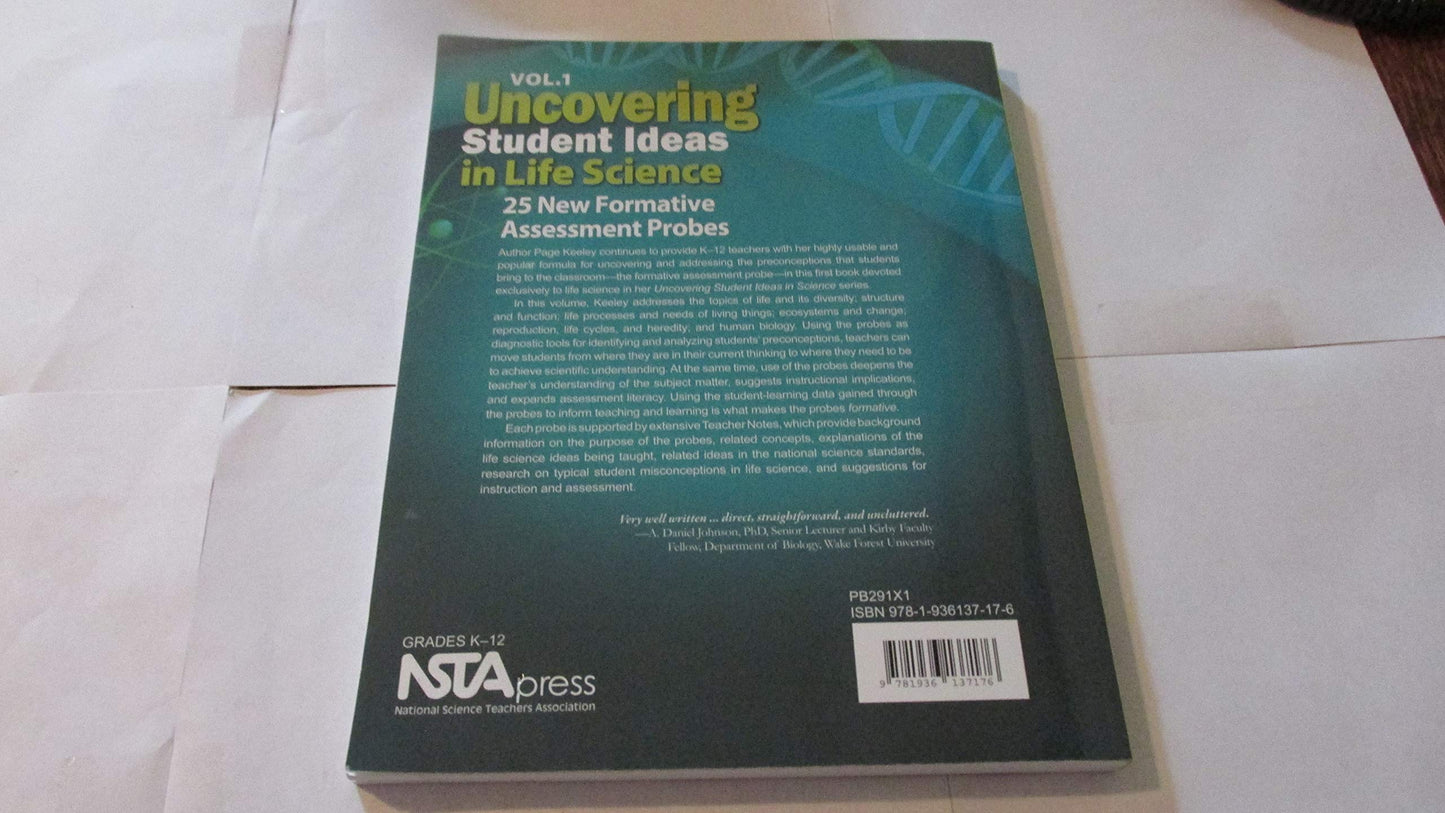 Uncovering Student Ideas in Life Science, Volume 1: 25 New Formative Assessment Probes
