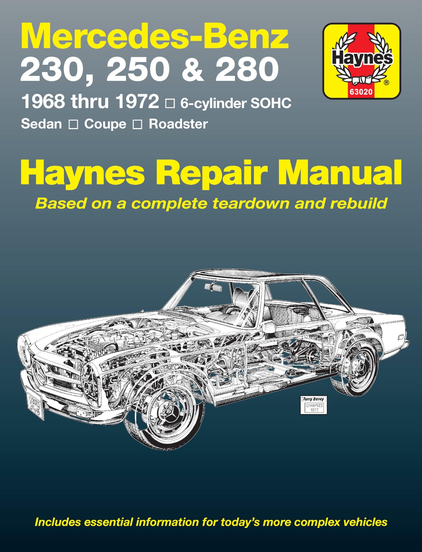 Mercedes Benz 230, 250 and 280, 1968-1972 / 6-Cylinder sohc