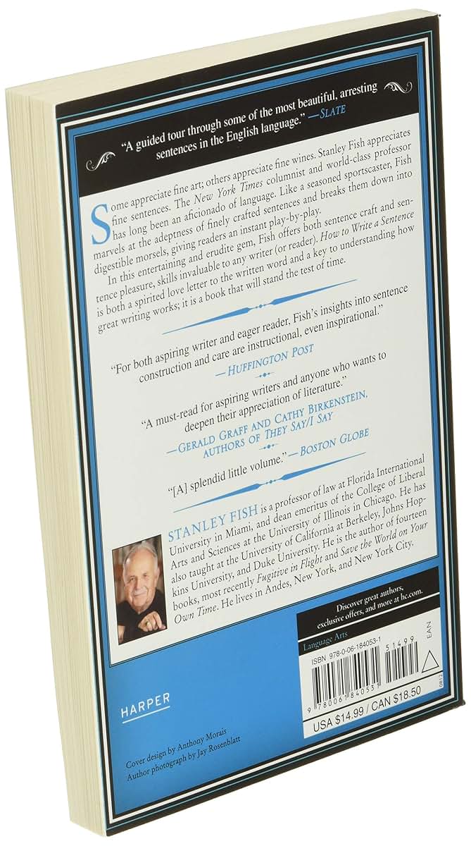 How to Write a Sentence: And How to Read One by Fish, Stanle
