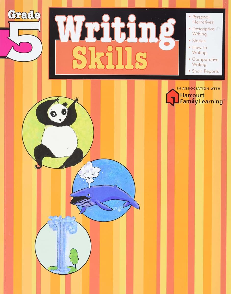 Writing Skills: Grade 5 (Flash Kids Harcourt Family Learning)