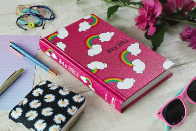 NIV, God's Rainbow Holy Bible, Hardcover, Comfort Print by Z