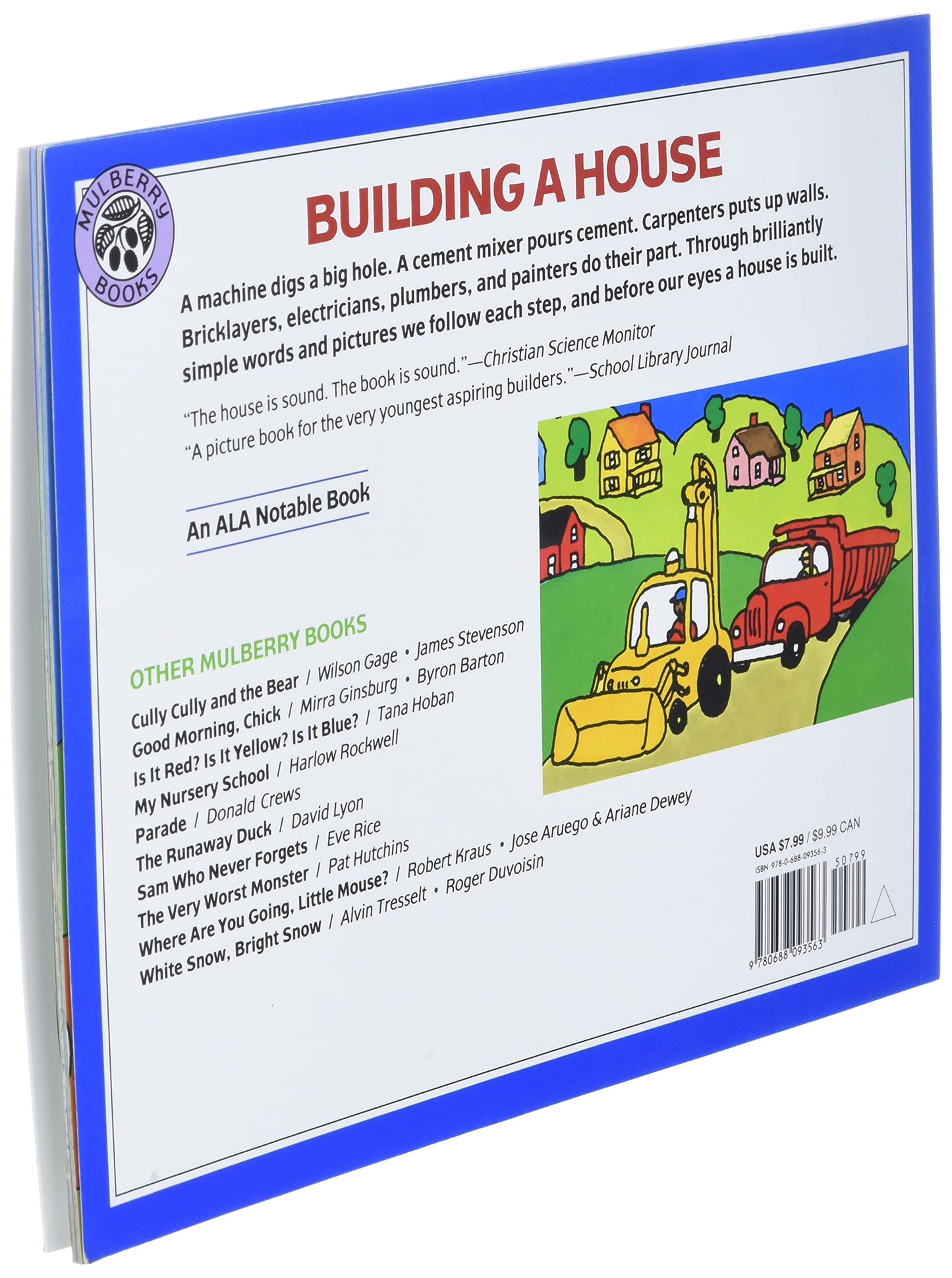 Building a House (Mulberry Books) by Barton, Byron