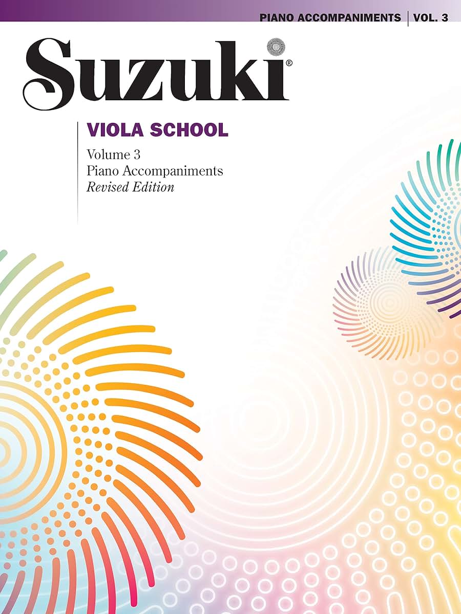 Suzuki Viola School, Piano Accompaniment (Suzuki Method International) (Suzuki Viola School, Vol 3)