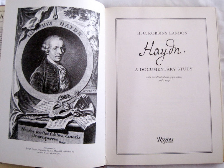 Haydn: A Documentary Study — back cover