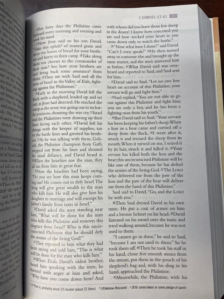The Power of a Praying? Woman Bible: Prayer and Study Helps by Stormie Omartian — back cover