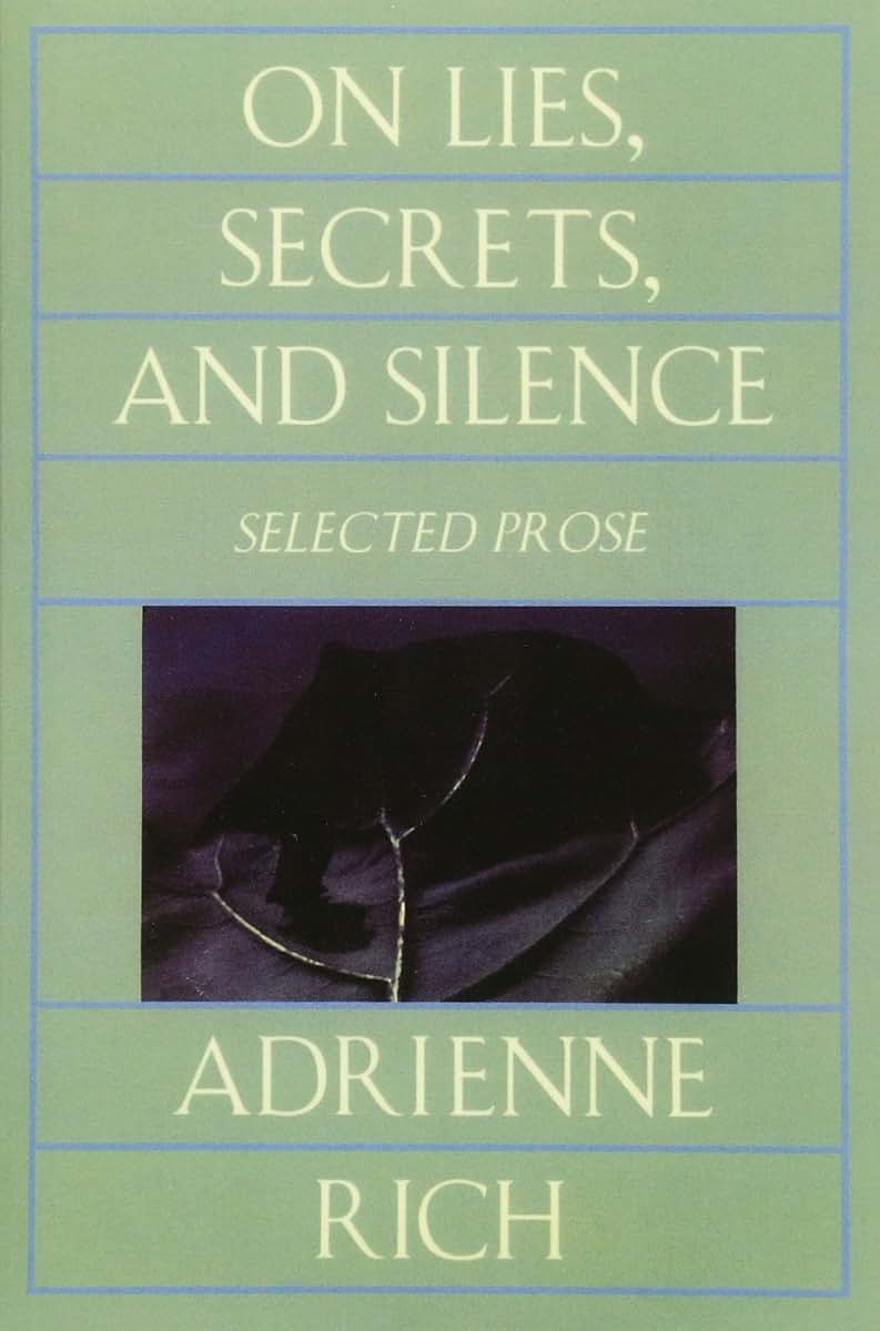On Lies, Secrets, and Silence: Selected Prose 1966-1978