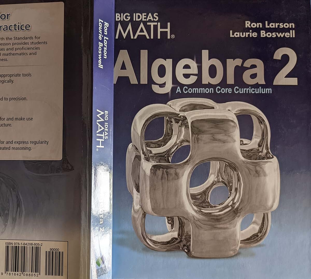 Big Ideas Math: Algebra 2 A Common Core Curriculum 2019 edit