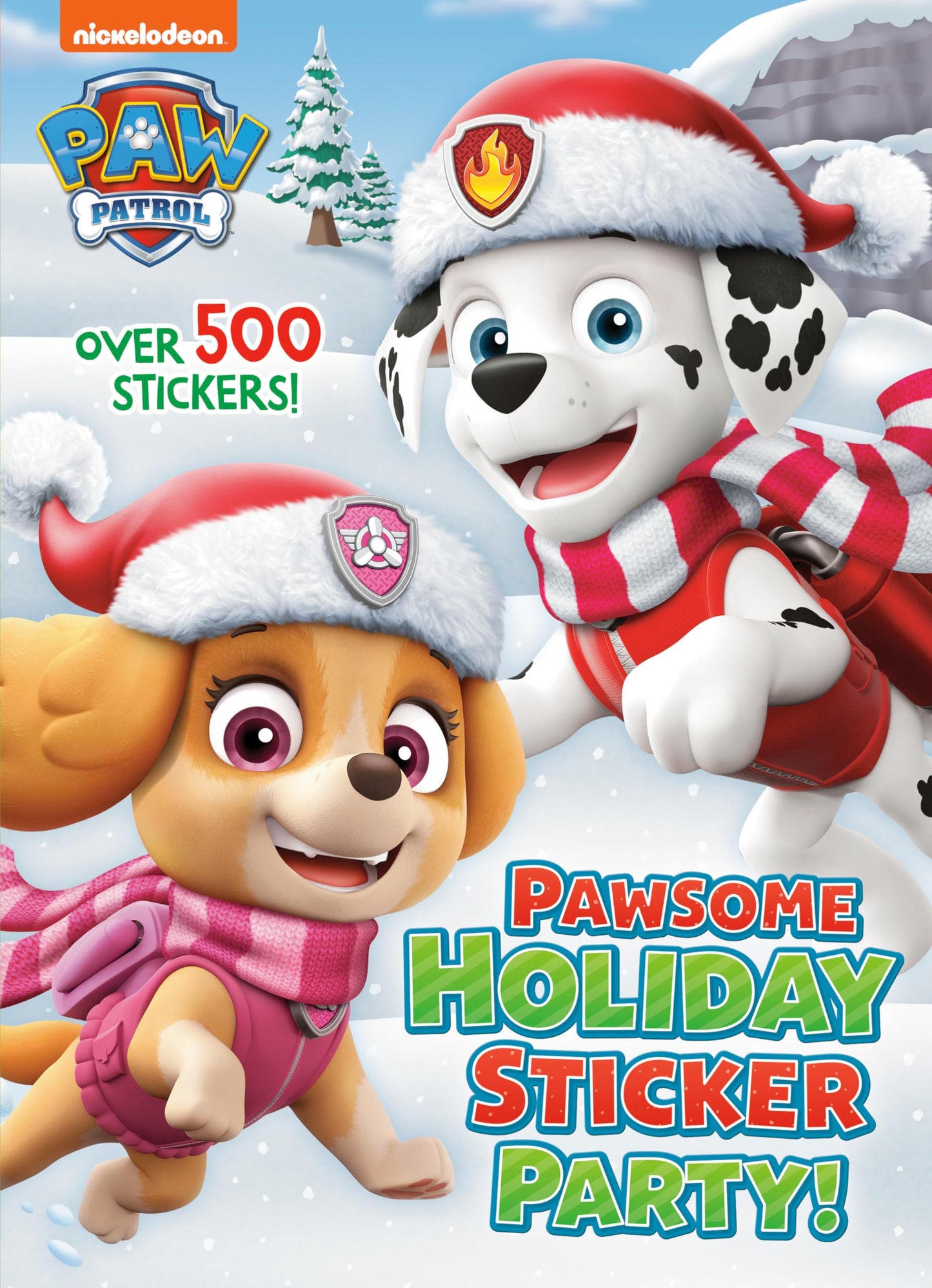 Pawsome Holiday Sticker Party! (PAW Patrol): A Holiday Book for Kids with Over 500 Stickers