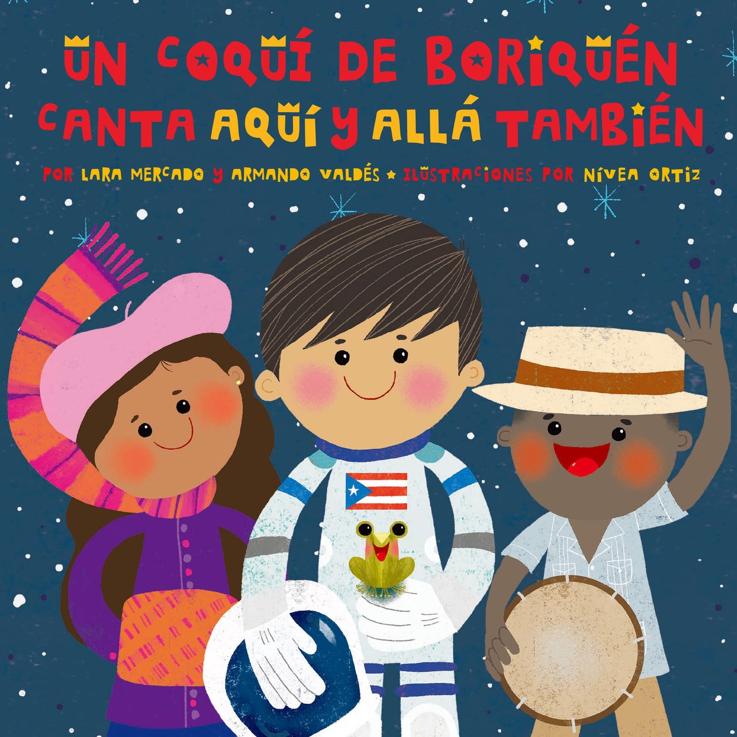 Un Coqu de Boriqun Canta Aqu y All Tambin (Spanish and English edition)