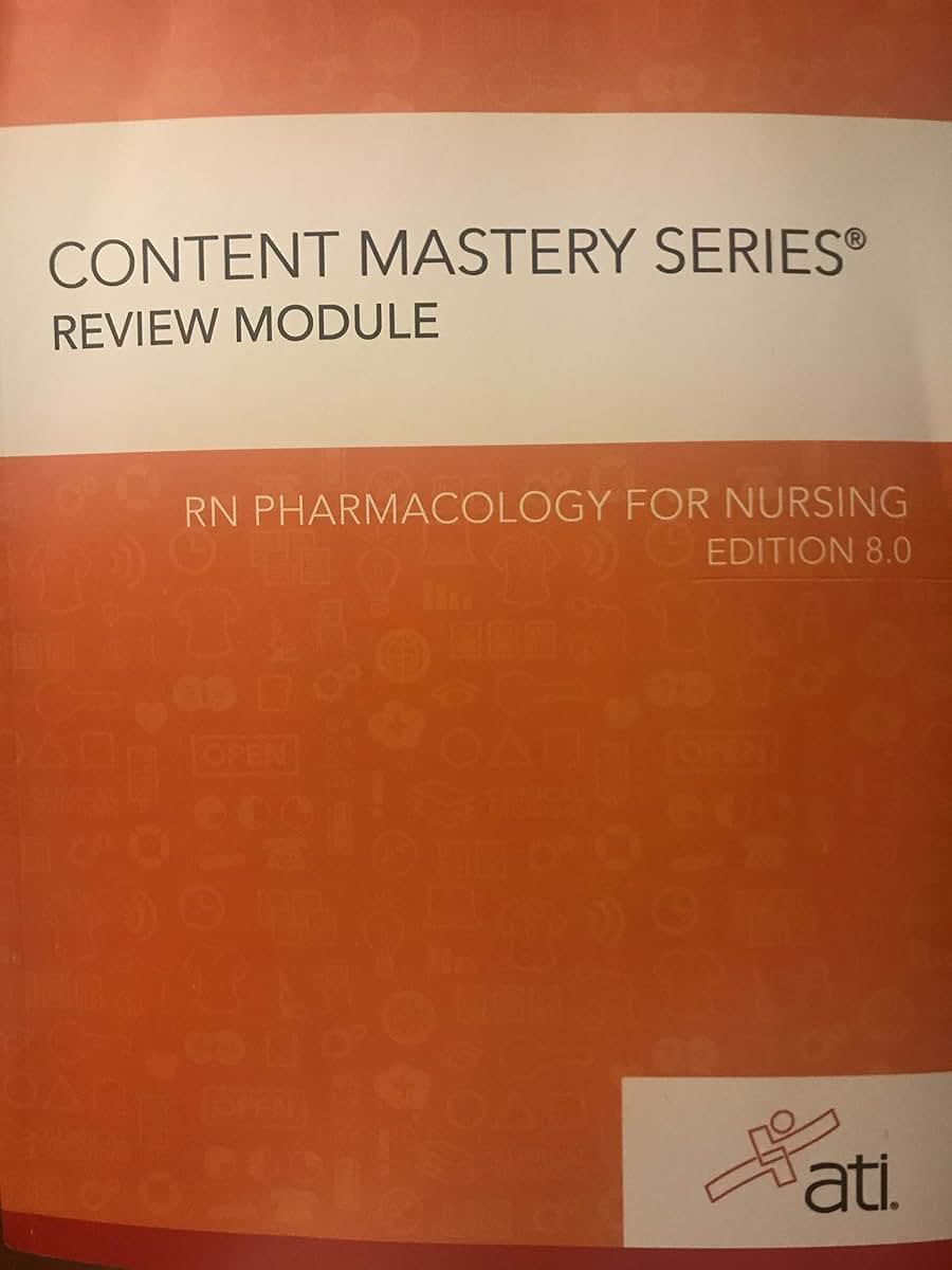 RN Pharmacology for Nursing Edition 8. 0