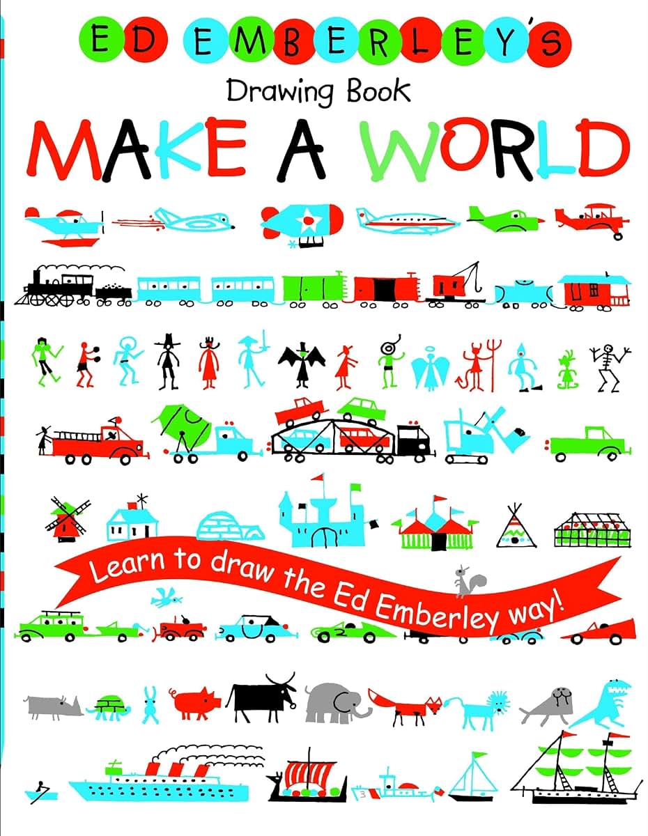 Ed Emberley's Drawing Book: Make a World