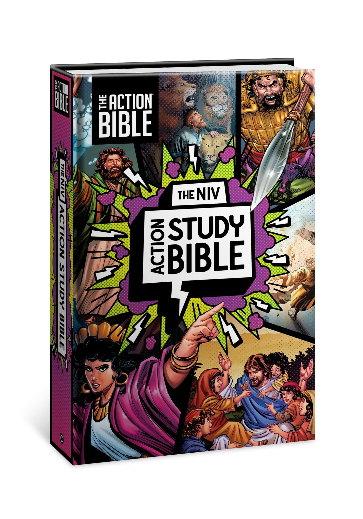 The NIV Action Study Bible, Hardcover, Full Color (Action Bible Series)