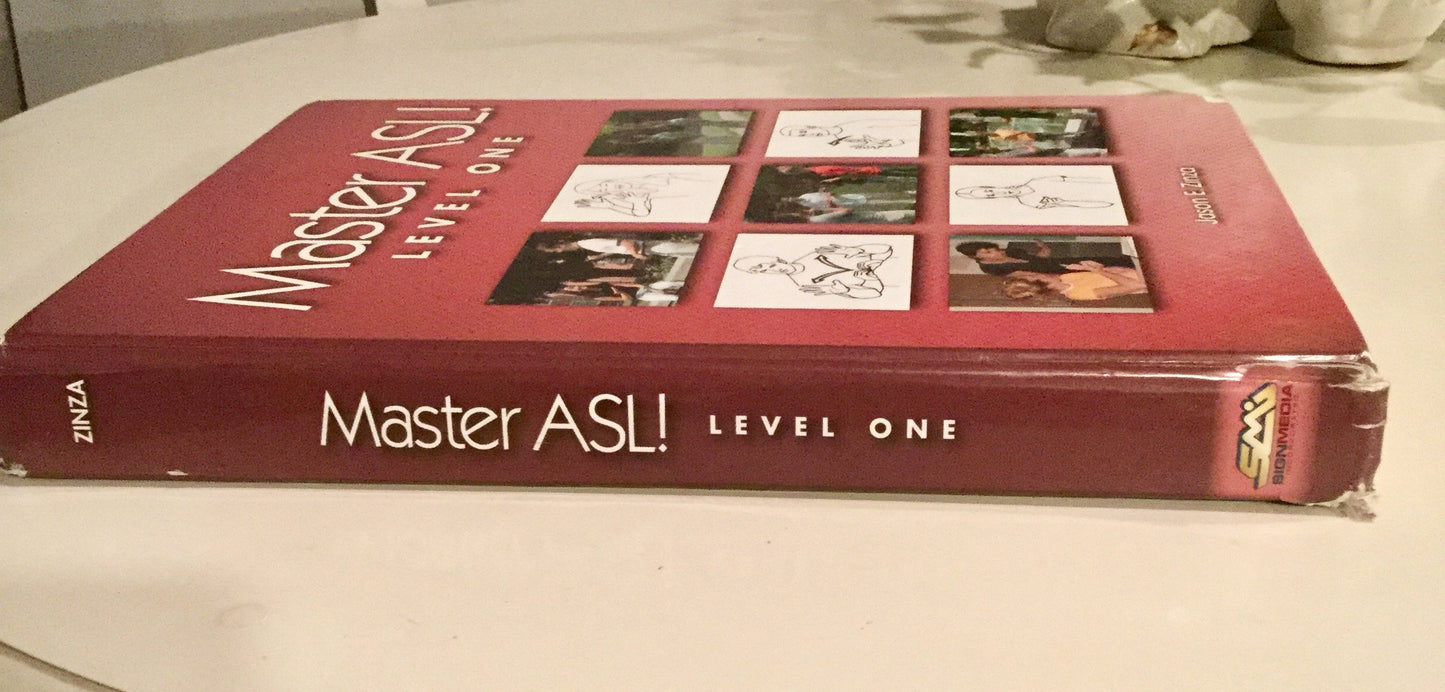 Master ASL - Level One (with DVD) by Zinza, Jason E.