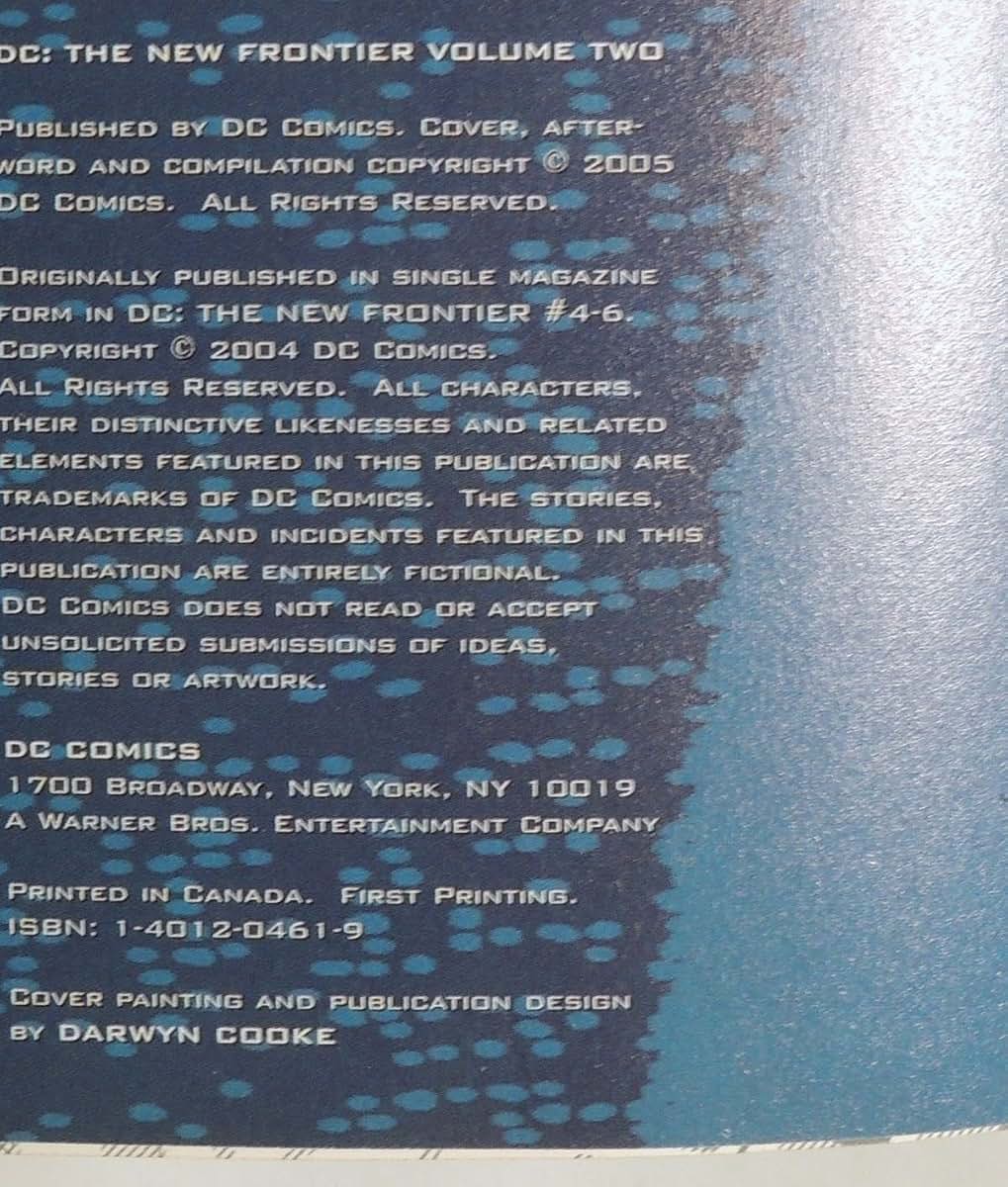 DC: The New Frontier - VOL 02