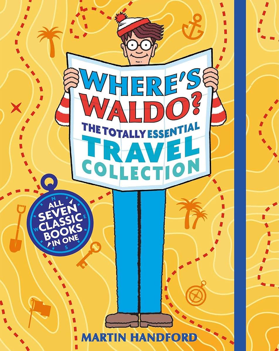 Where's Waldo? The Totally Essential Travel Collection: All Seven Classic Books in One (A Hidden Object Activity Book with Search & Find Adventures, ... Spot-the-Difference Challenges, & More)