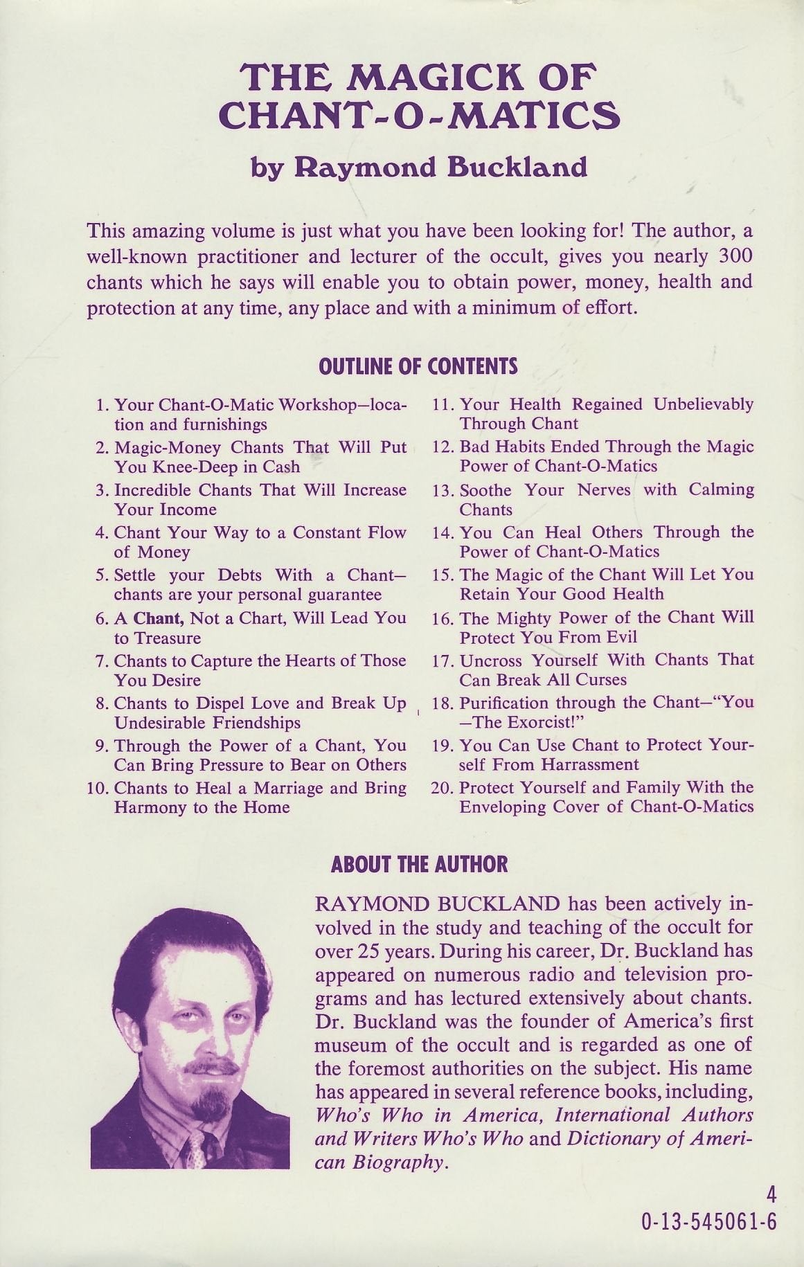 The Magick of Chant-o-Matics