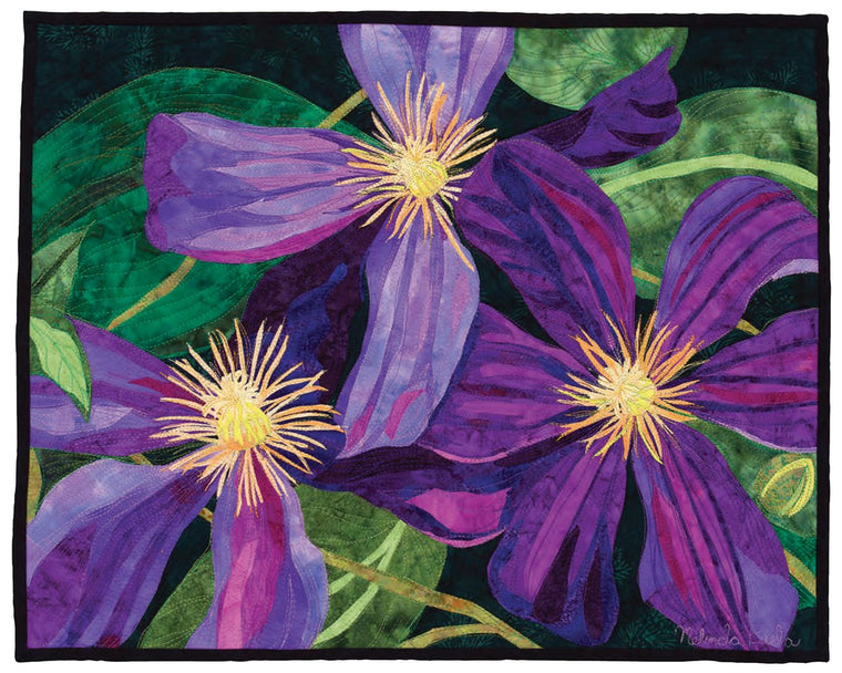 Cutting-Garden Quilts: Fabulous Fusible Flowers — back cover