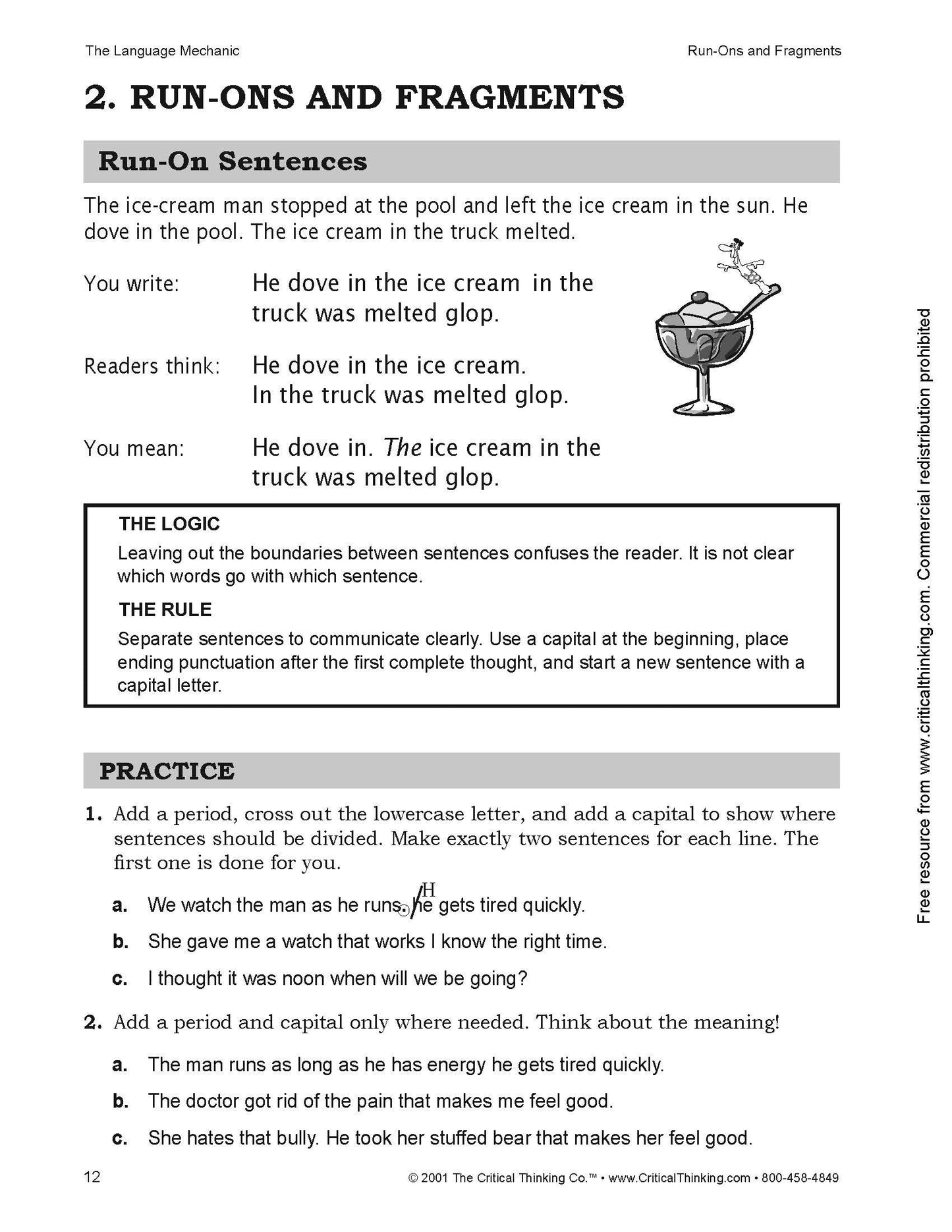 The Language Mechanic: Tuning Up English With Logic, Grades
