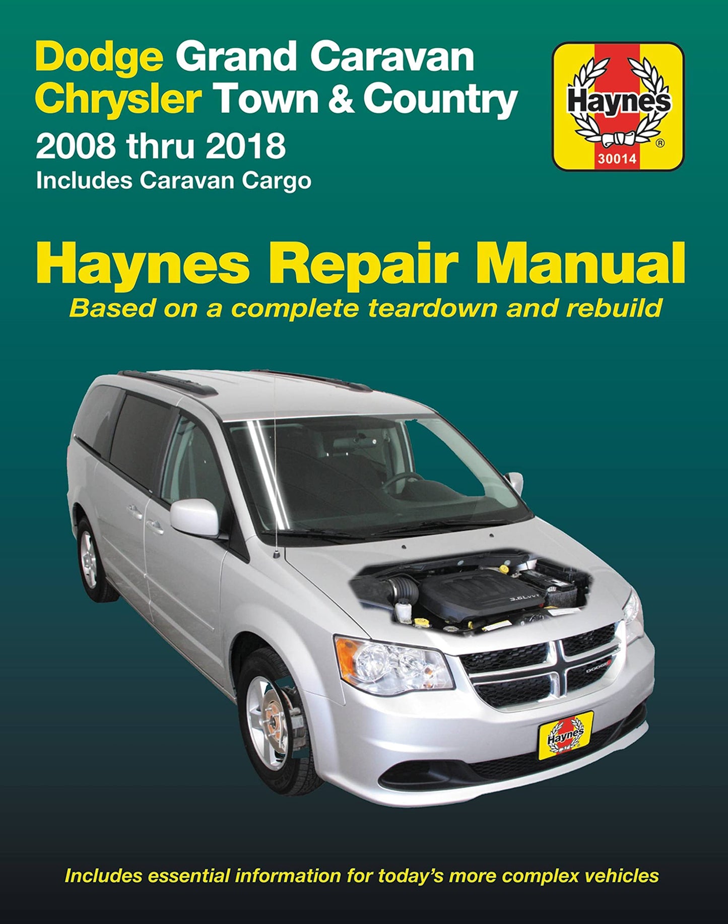 Dodge Grand Caravan & Chrysler Town & Country (08-18) (Including Caravan Cargo) Haynes Manual (Does not include information specific to all-wheel drive or diesel engine models.) (Haynes Repair Manual)