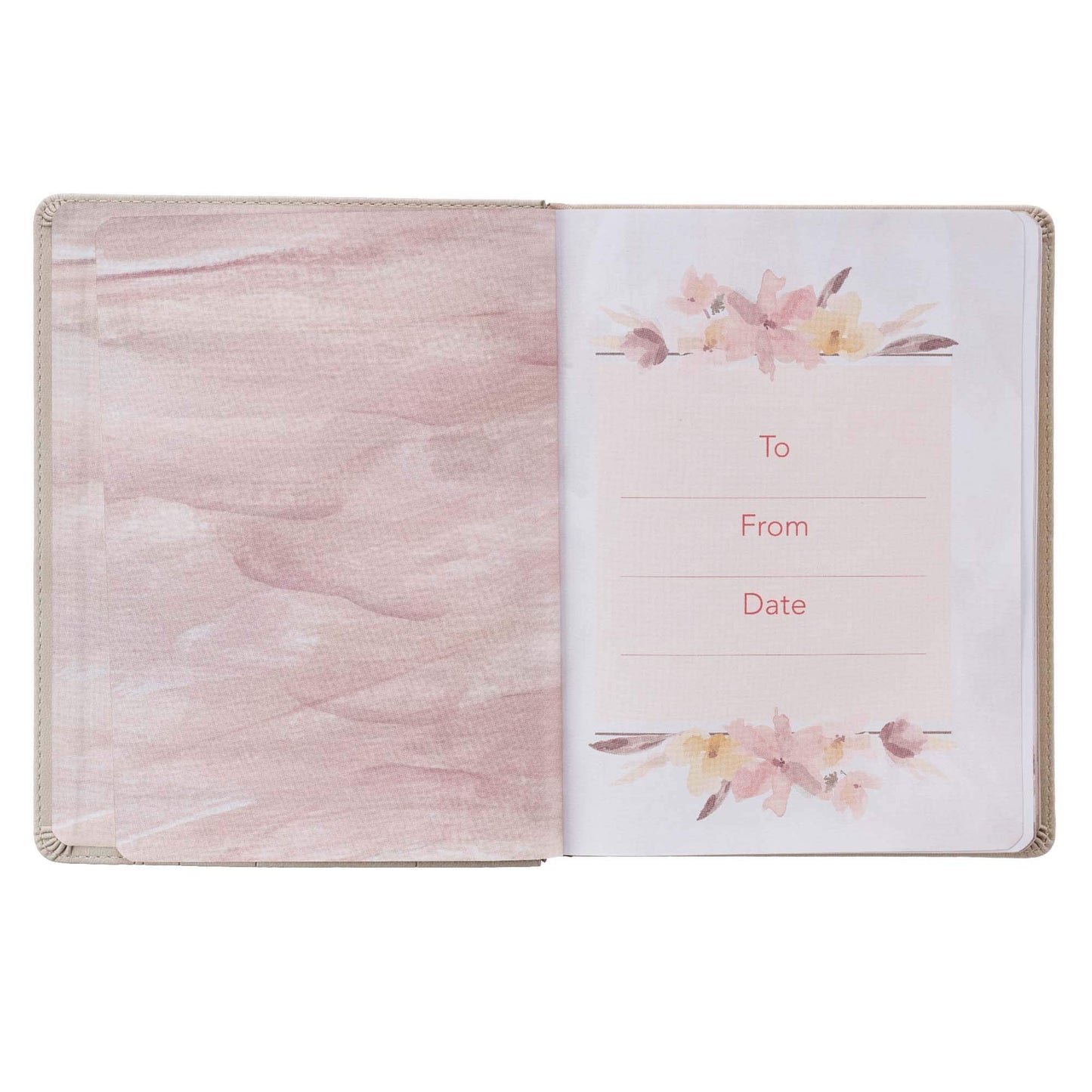 My Quiet Time Devotional - 365 Devotions for Women To Bring You Into The Peace Of The Presence of God Cappuccino, Faux Leather Flexcover Gift Book w/Ribbon Marker