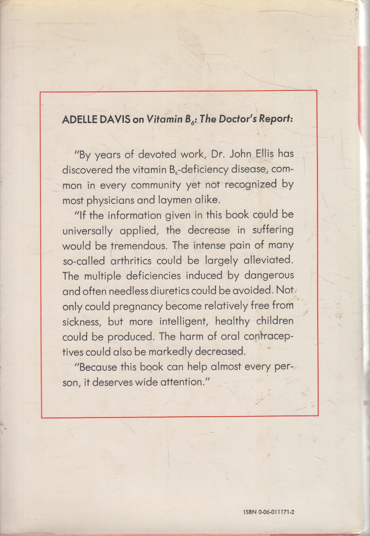Vitamin B6: the doctor's report — back cover