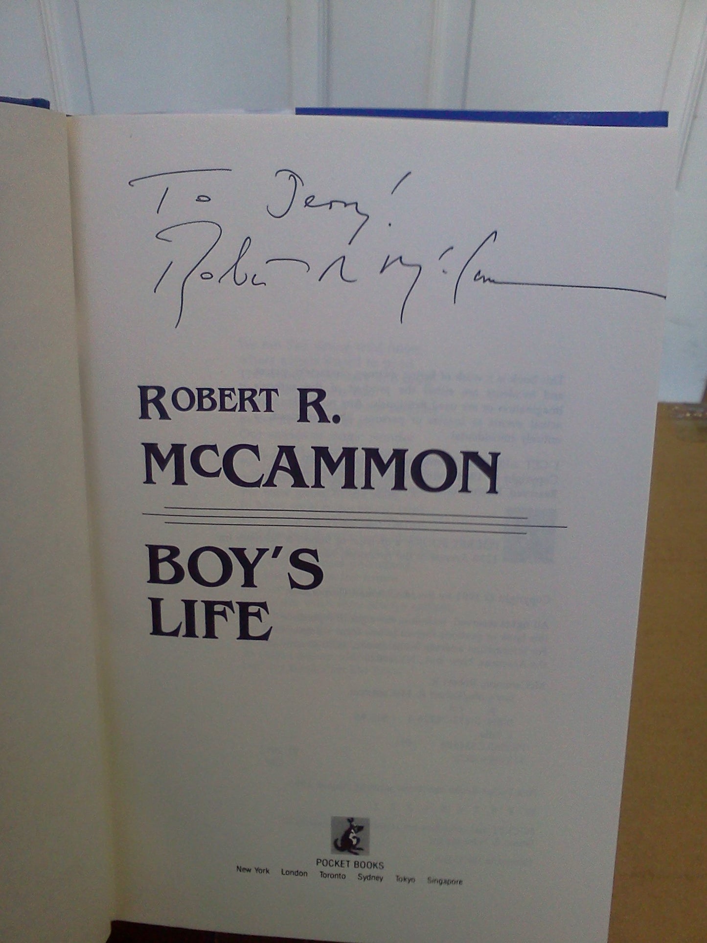 Boys Life by Robert R. McCammon