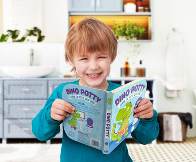 Dino Potty: Fun & Encouraging Potty Training Book for Toddlers Ages 2+ - Rhyming Childrens Book for Boys & Girls - Toddler Potty Book with Colorful Pictures - Perfect Toilet Training Gift