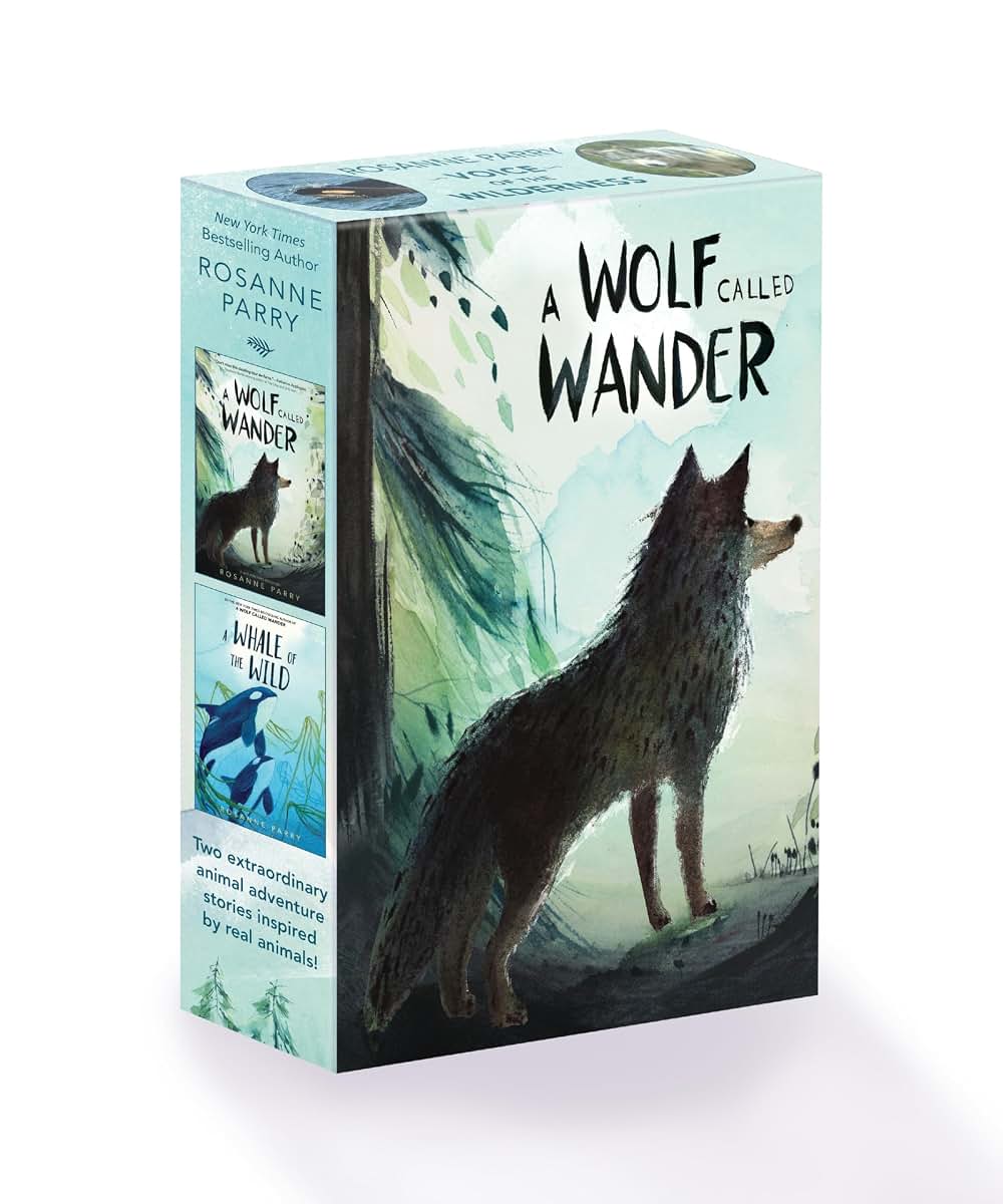 Rosanne Parry Voice of the Wilderness 2-book Box Set: A Wolf Called Wander, A Whale of the Wild