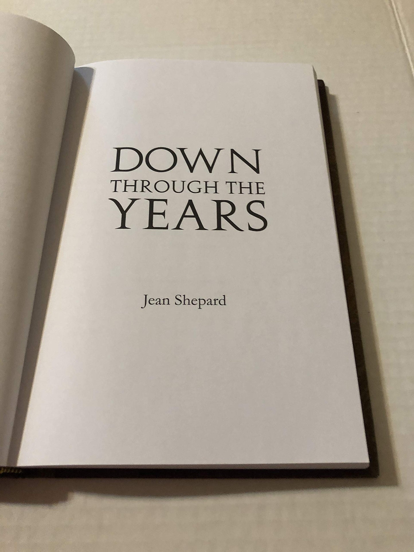 Down Through The Years