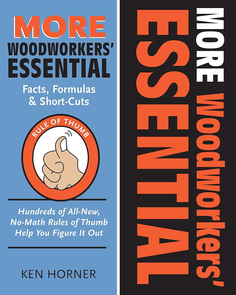 More Woodworkers' Essential Facts, Formulas & Short-Cuts: Hundreds of All-New, No-Math Rules of Thumb Help You Figure it Out (Fox Chapel Publishing)