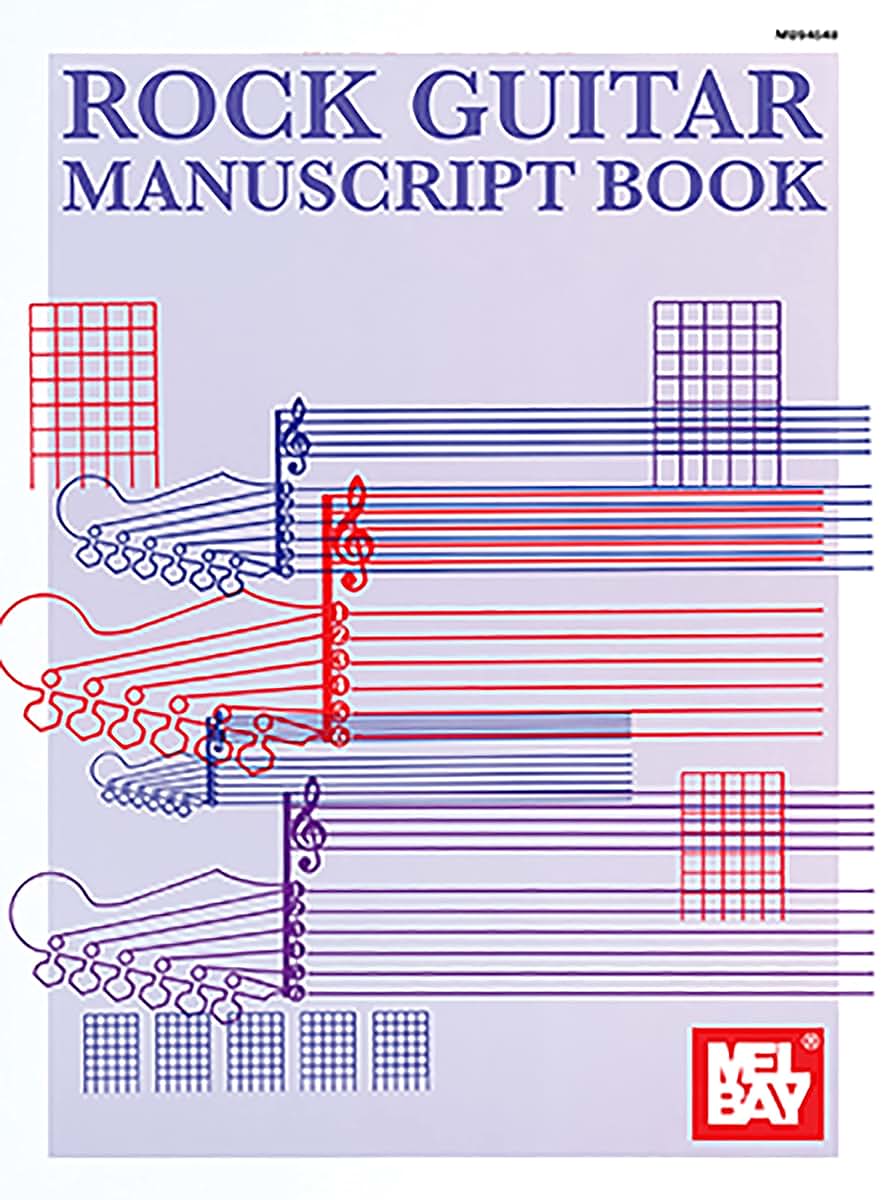 Rock Guitar Manuscript Book