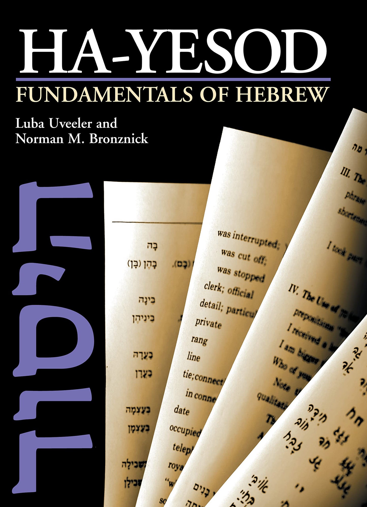 Ha-yesod: Fundamentals of Hebrew (English and Hebrew Edition)