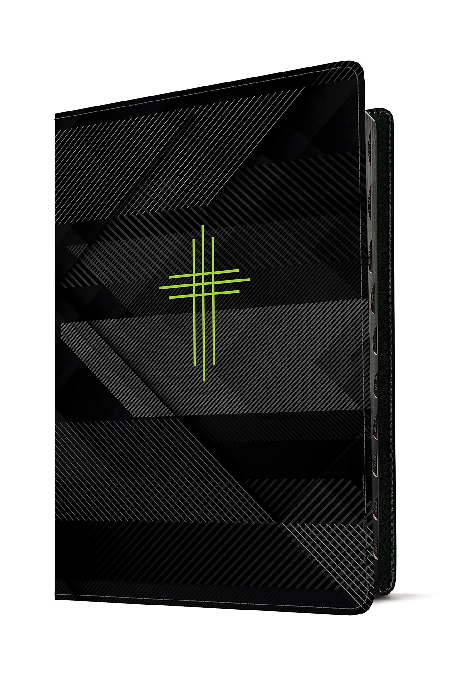 NLT Boys Life Application Study Bible, TuTone (LeatherLike, Neon/Black, Indexed)