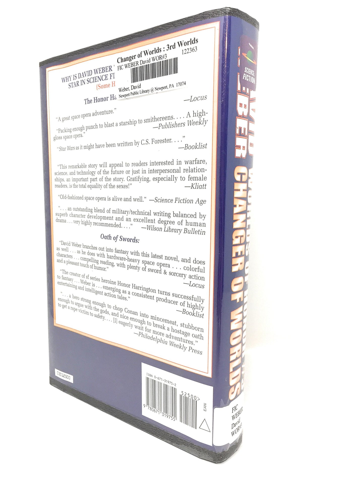 Changer of Worlds (Worlds of Honor #3)