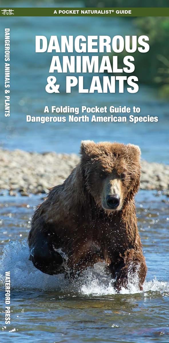 Dangerous Animals & Plants: A Folding Pocket Guide to Dangerous North American Species (Nature Observation North America)