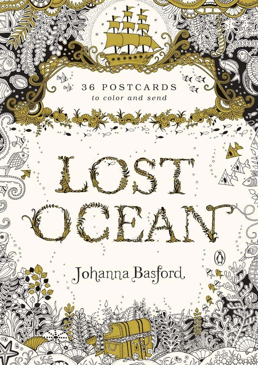 Lost Ocean: 36 Postcards to Color and Send
