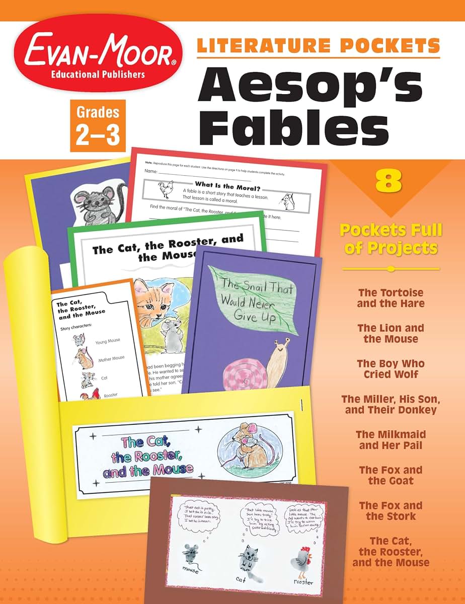 Literature Pockets, Aesop's Fables, Grades 2-3