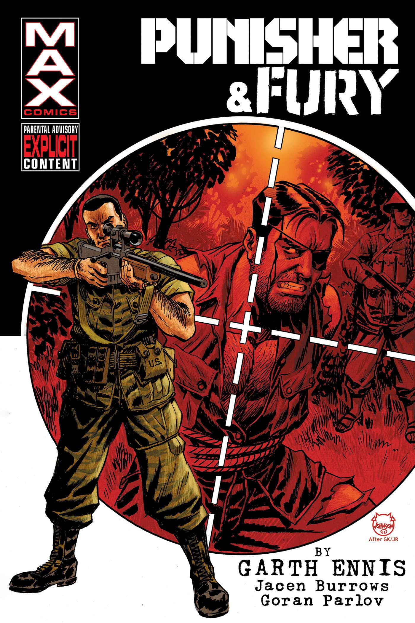 Punisher & Fury Max By Garth Ennis Omnibus Dave Johnson Cover (PUNISHER: THE PLATOON)