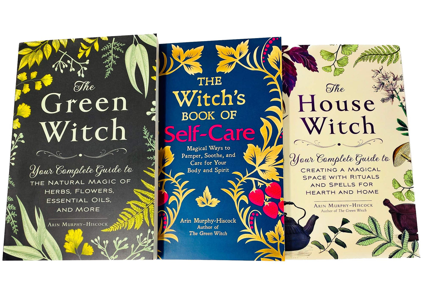 Arin Murphy-Hiscock 3 Books Collection Set (The Green Witch, The Witch's Book of Self-Care & The House Witch)