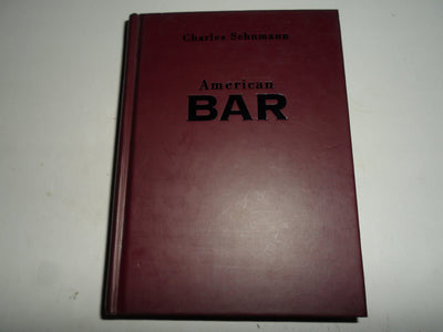 American Bar: The Artistry of Mixing Drinks